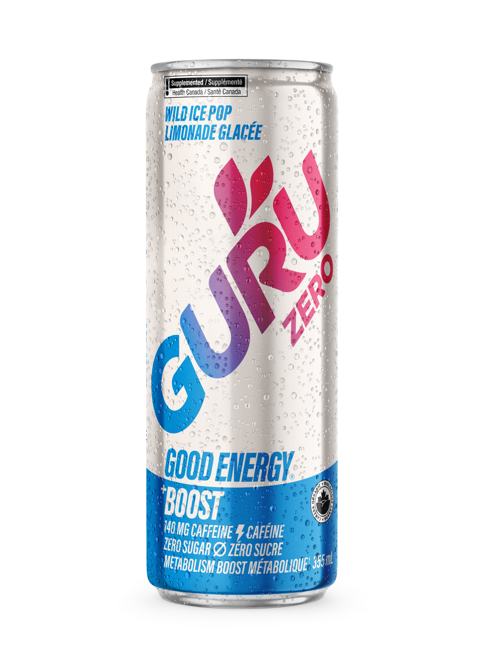 Image GURU GOOD ENERGY Zero Wild Ice Pop 355ml
